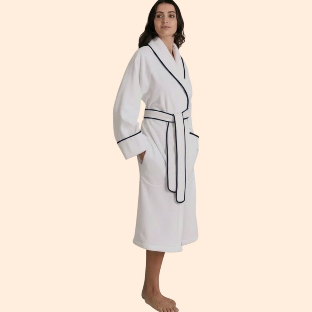 Frette Continental Shawl Bathrobe White